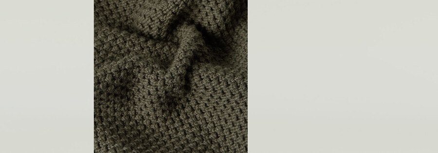 strickjacke mit wabenstruktur