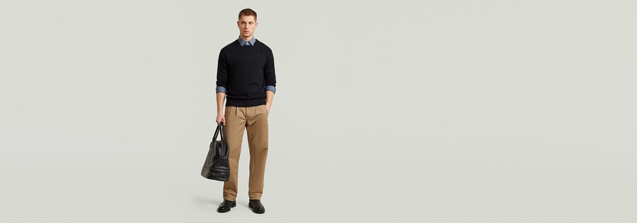 der floris - correct rundhalspullover