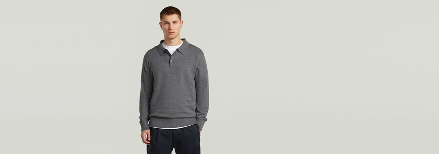 das willem - correct polo langarmshirt