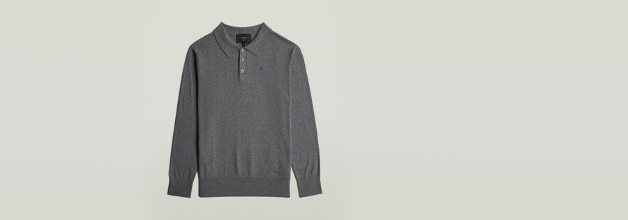das willem - correct polo langarmshirt