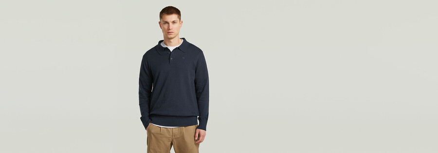 das willem - correct polo langarmshirt
