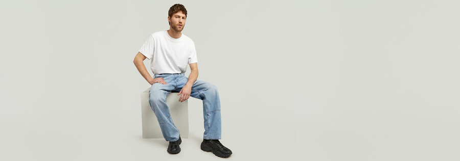 carpenter loose jeans