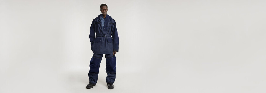 unisex gsrr maxi bend jeans