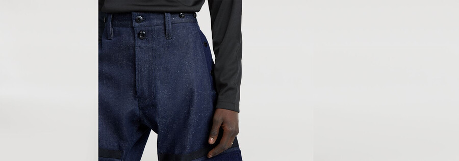 unisex gsrr maxi bend jeans