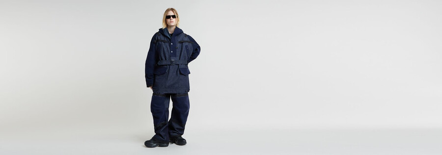 unisex gsrr maxi bend jeans