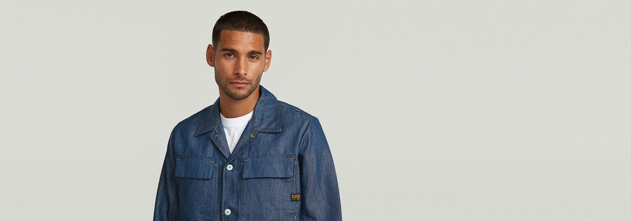 overshirt mit 4 taschen