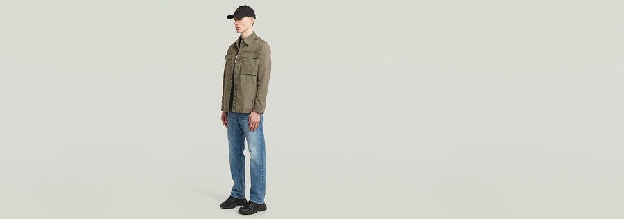 cargo washed overshirt