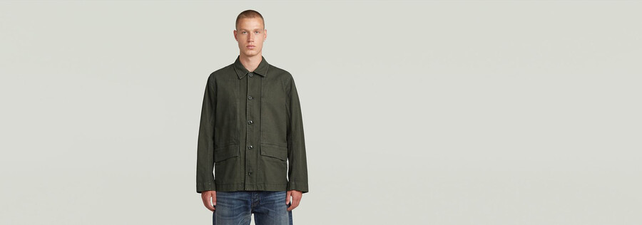 overshirt mit 4 taschen