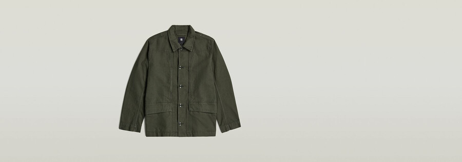 overshirt mit 4 taschen