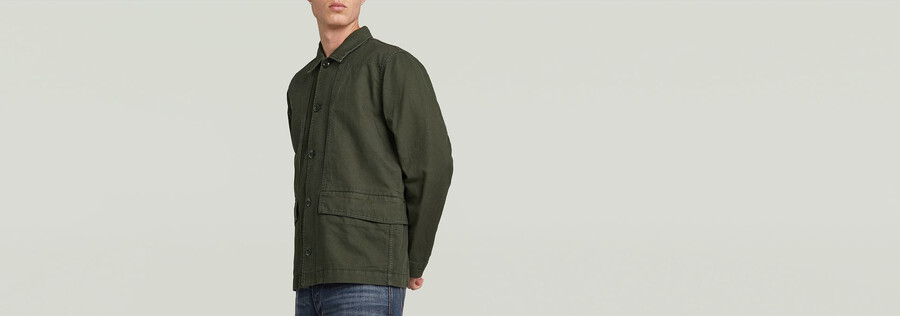 overshirt mit 4 taschen