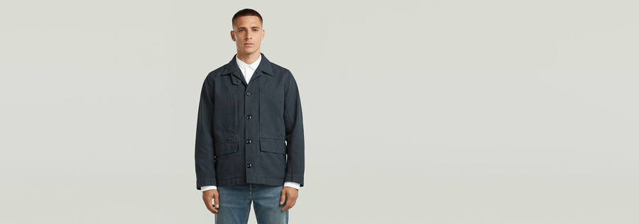overshirt mit 4 taschen