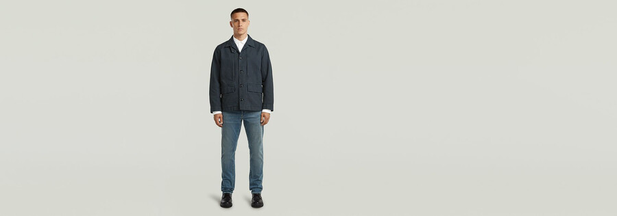 overshirt mit 4 taschen