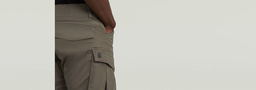 rovic zip 3d regular tapered pants