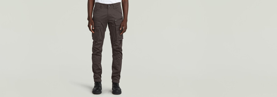 rovic zip 3d regular tapered pants