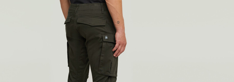 rovic zip 3d straight tapered pant