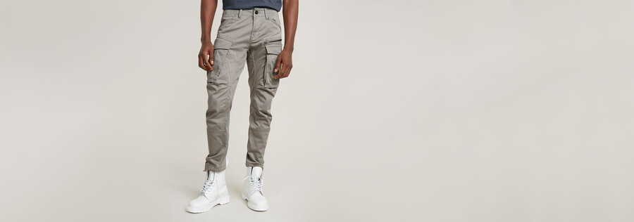 rovic zip 3d regular tapered pants