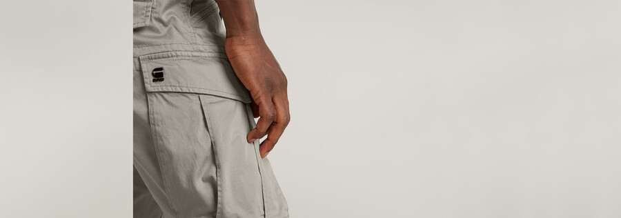 rovic zip 3d regular tapered pants