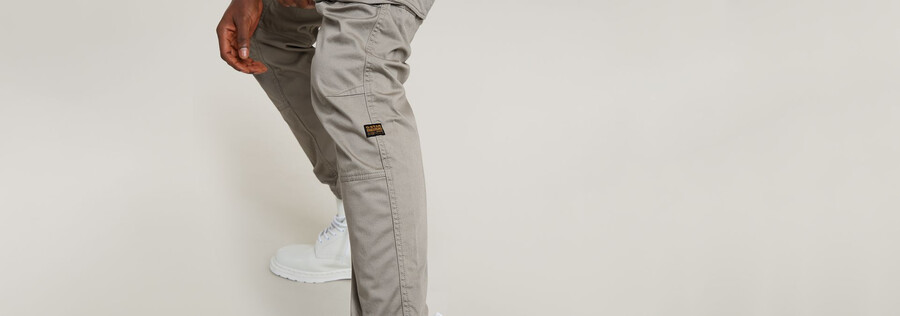 rovic zip 3d regular tapered pants