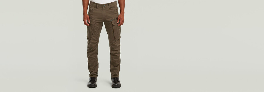 rovic zip 3d regular tapered pants