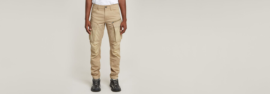 rovic zip 3d regular tapered pants