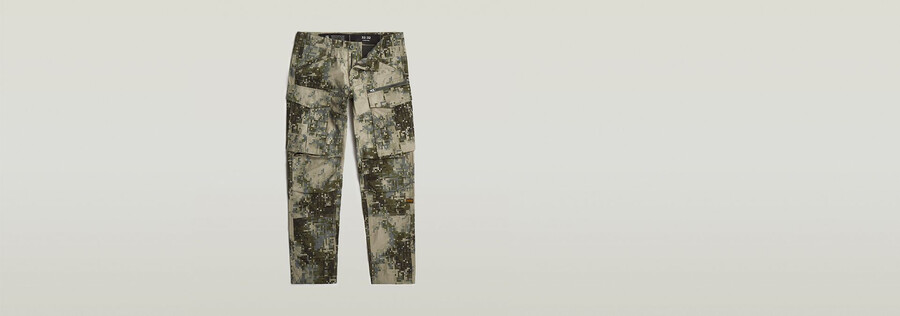 rovic pants zip 3d regular tapered