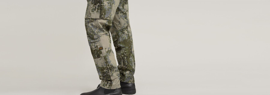 rovic pants zip 3d regular tapered
