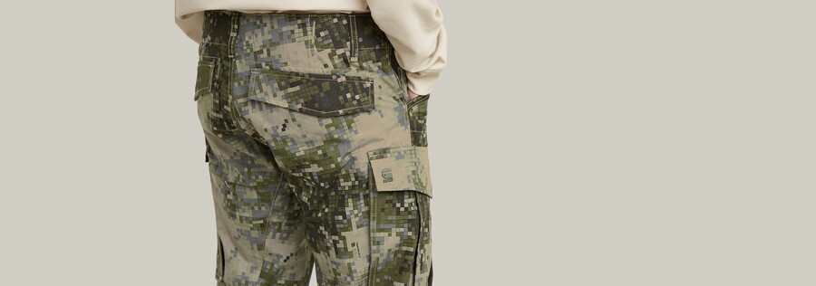 rovic pants zip 3d regular tapered