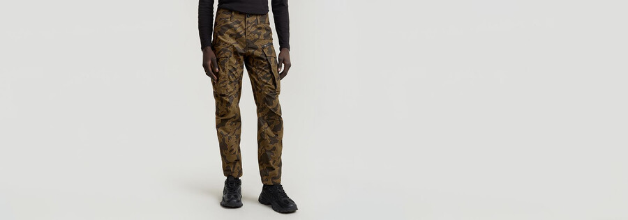 rovic zip 3d regular tapered pants