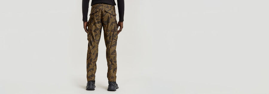rovic zip 3d regular tapered pants