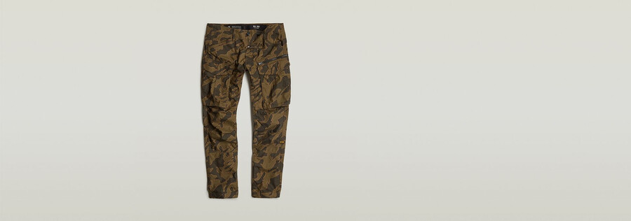 rovic zip 3d regular tapered pants