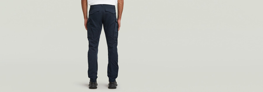 rovic zip 3d regular tapered pants