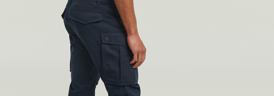 rovic zip 3d regular tapered pants