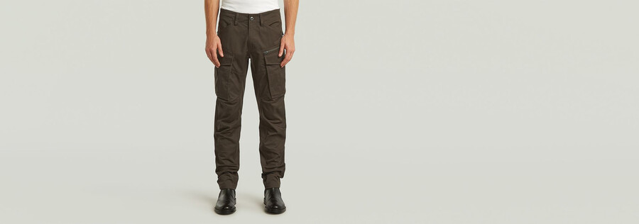 rovic zip 3d regular tapered pants