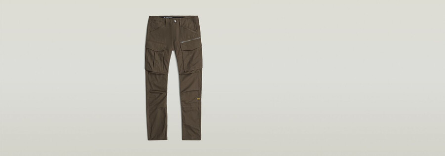 rovic zip 3d regular tapered pants