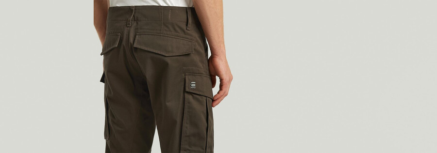 rovic zip 3d regular tapered pants