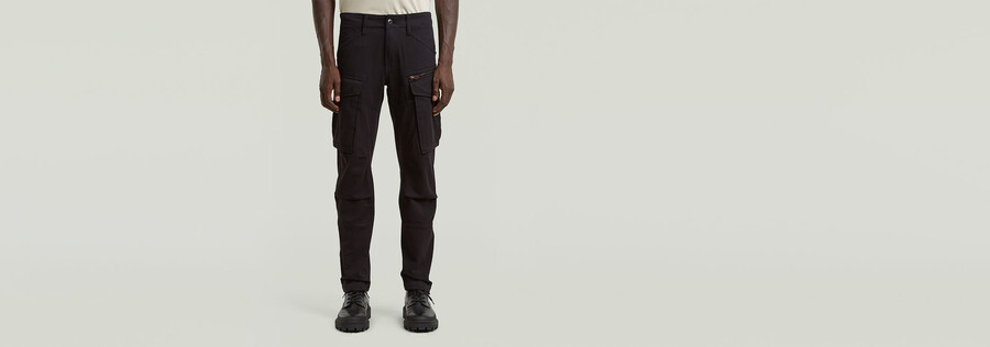 rovic zip 3d regular tapered pants