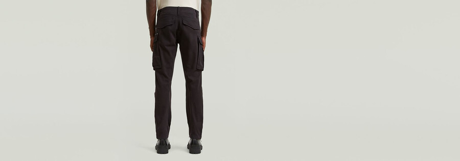 rovic zip 3d regular tapered pants