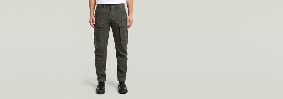 rovic zip 3d regular tapered pants