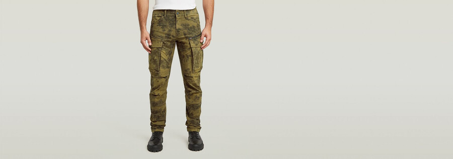 rovic zip 3d regular tapered pants