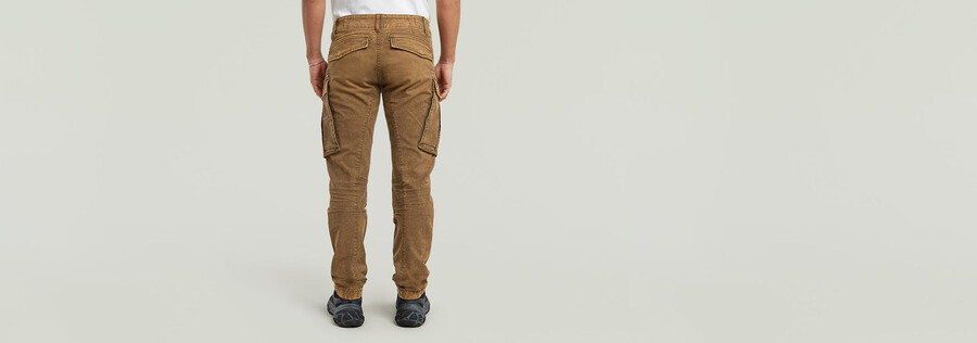 rovic zip 3d regular tapered pants