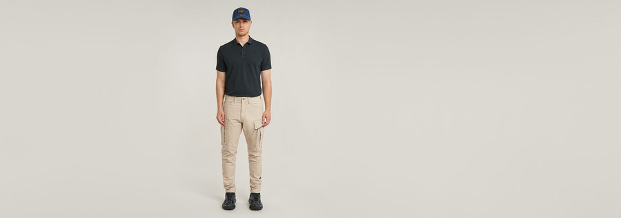 3d skinny cargo pants 2.0 mit reißverschlusstasche