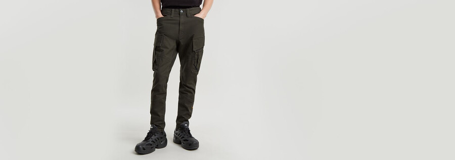 3d skinny cargo pants 2.0 mit reißverschlusstasche