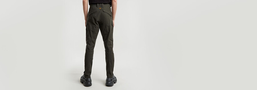 3d skinny cargo pants 2.0 mit reißverschlusstasche