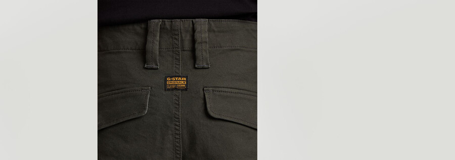 3d skinny cargo pants 2.0 mit reißverschlusstasche