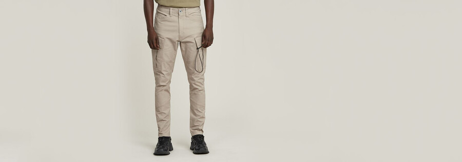 3d skinny cargo pants 2.0 mit reißverschlusstasche