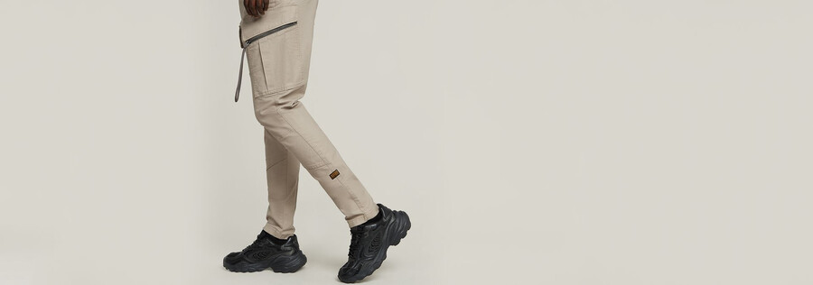 3d skinny cargo pants 2.0 mit reißverschlusstasche