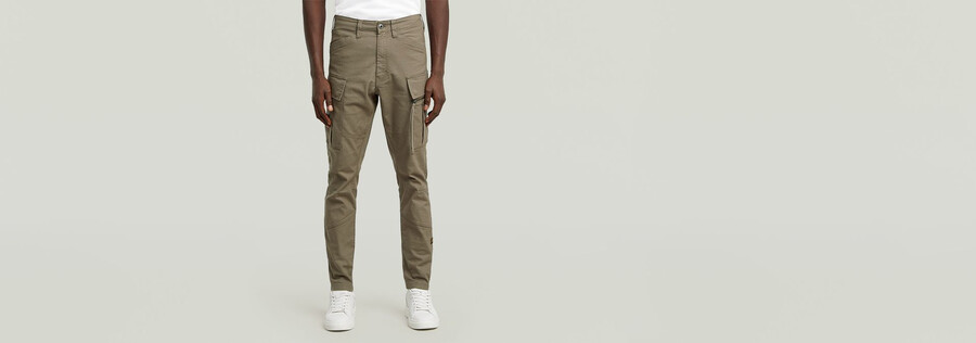 3d skinny cargo pants 2.0 mit reißverschlusstasche