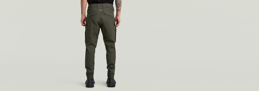 3d skinny cargo pants 2.0 mit reißverschlusstasche