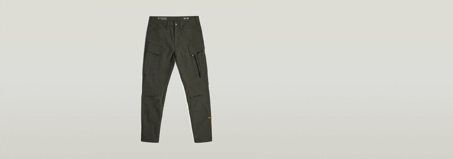 3d skinny cargo pants 2.0 mit reißverschlusstasche