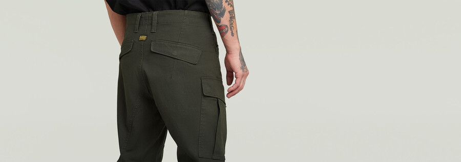3d skinny cargo pants 2.0 mit reißverschlusstasche